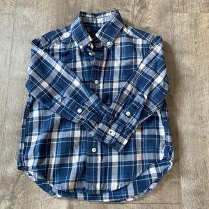 Ralph Lauren Long Sleeve Button Down, Sized 2/2T